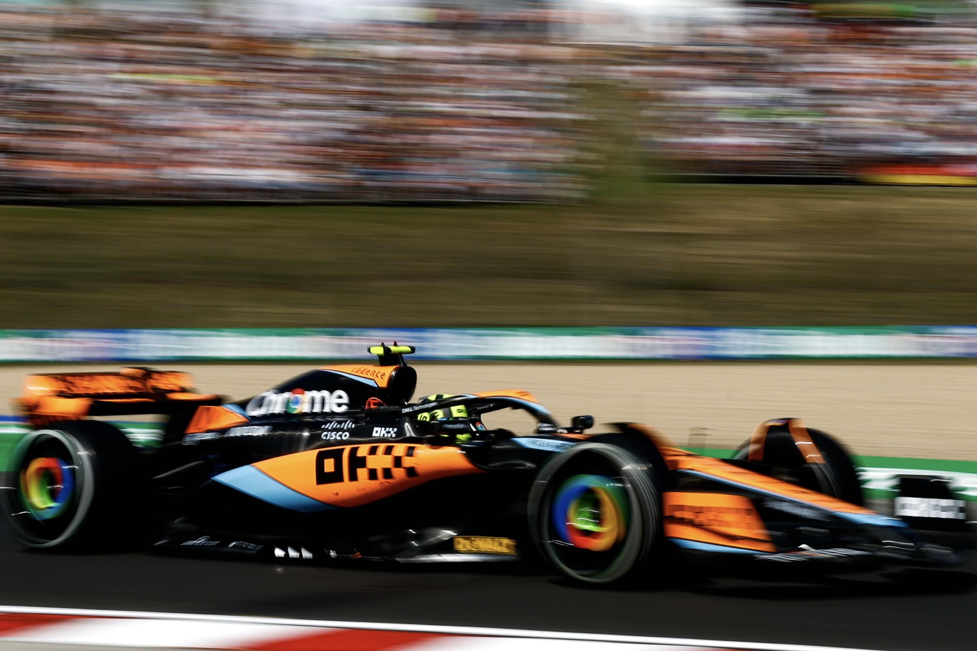 红牛车队轻取雷诺车队，诺里斯高光表现